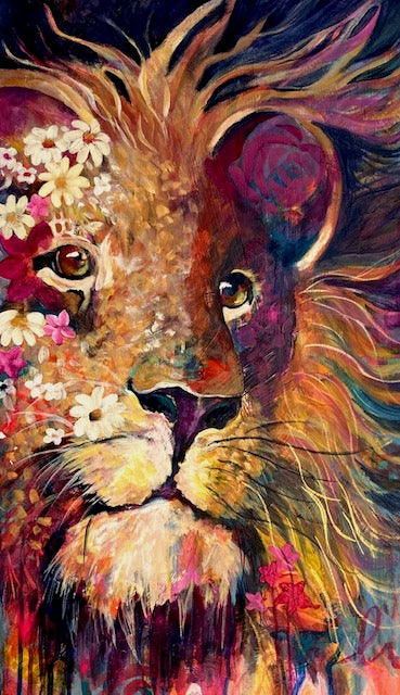 Grace- Lion Painting